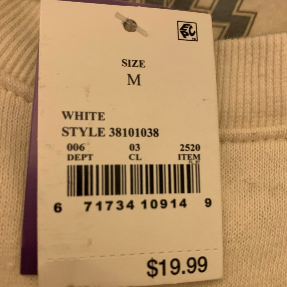 Kizz Cream Logo Sweatshirt - Picture 5 of 5